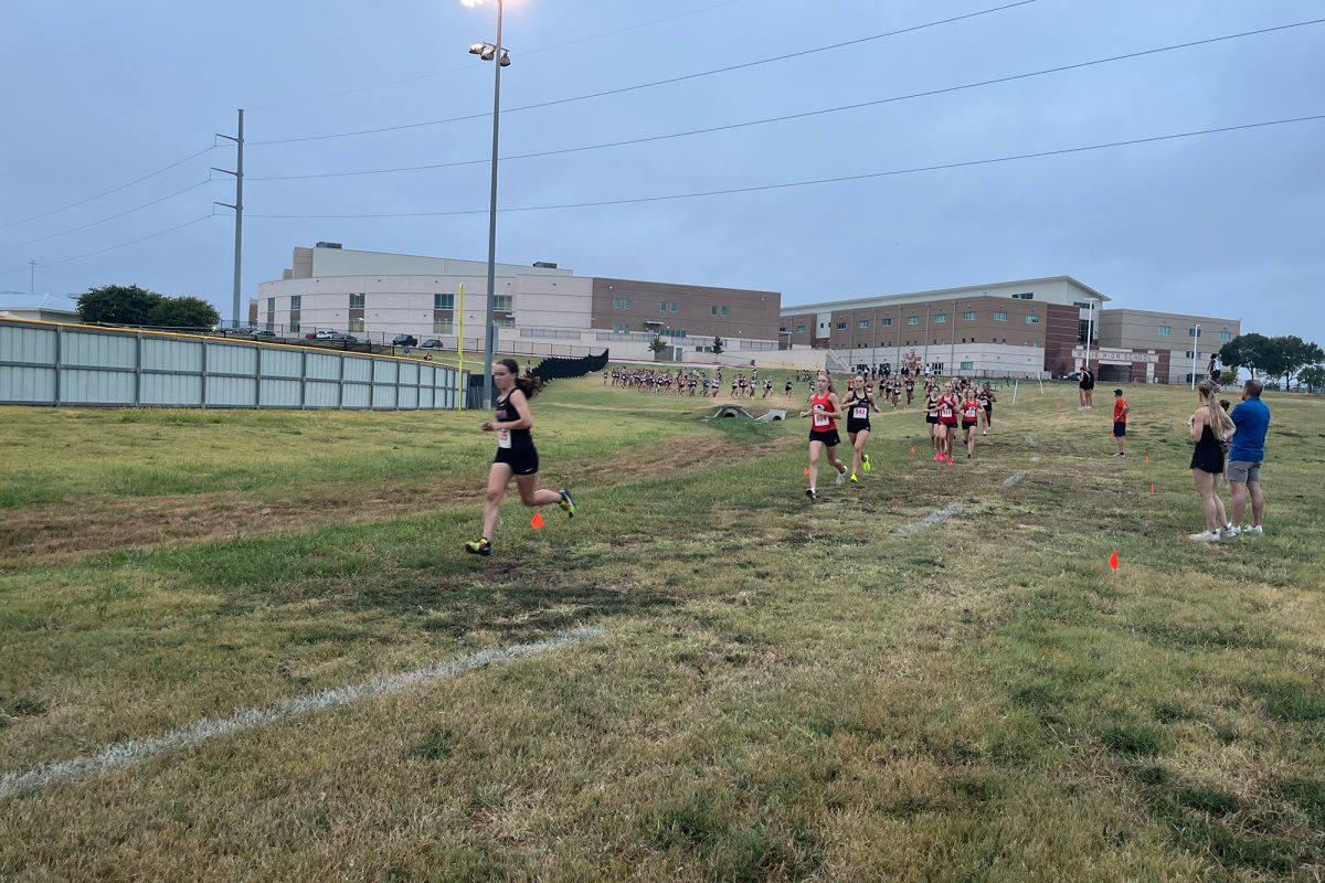 With a variety of changes in elevation, including this downhill, the Redhawks cross country teams saw improvement at Friday's Wylie meet in the eyes of boys' head coach Robbie Thayer. 

“It was a difficult meet but the kids were able to push through and do great