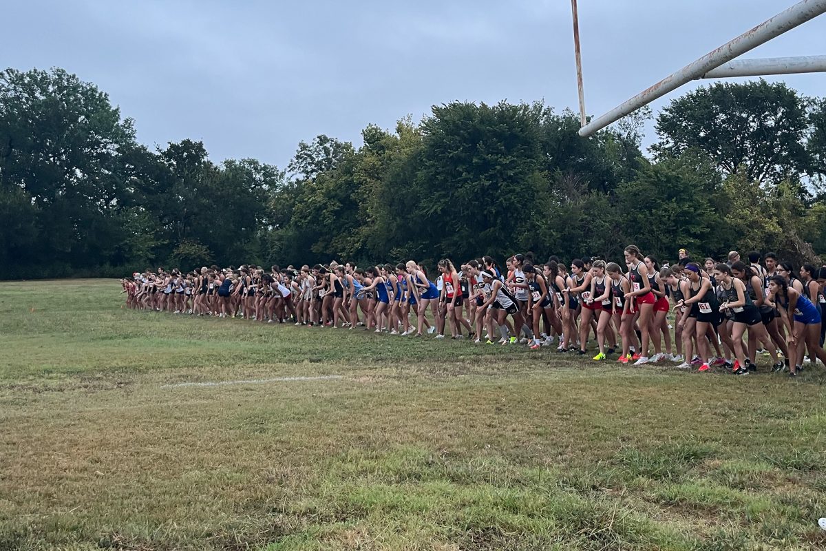 girls' xc start Wylie