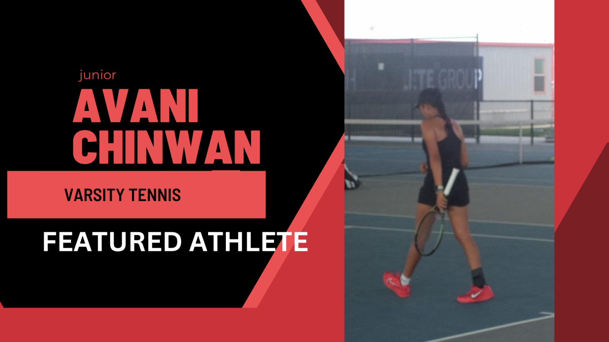 Wingspan's Featured Athlete for 9/12 is varsity tennis player, junior Avani Chinwan.