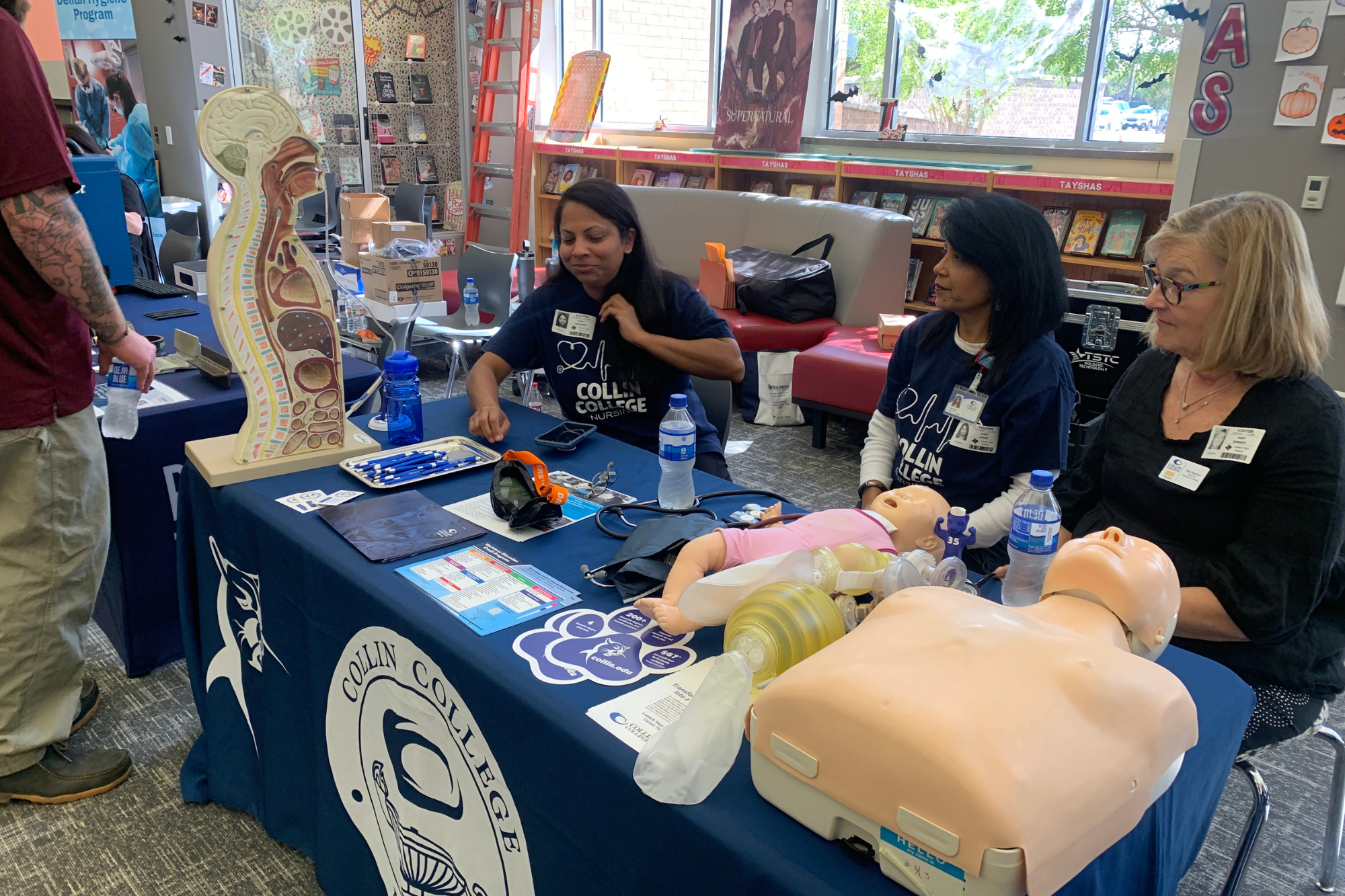 Students take a look at alternative career paths through trade fair