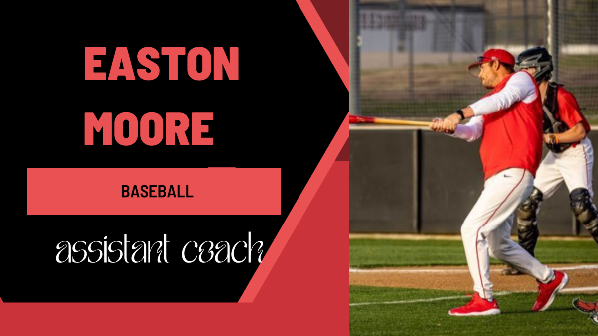 In this biweekly sports column, Redhawks coaching staff share their personal athletic journeys and advice for student athletes. For 10/25, the featured coach is assistant baseball coach Easton Moore