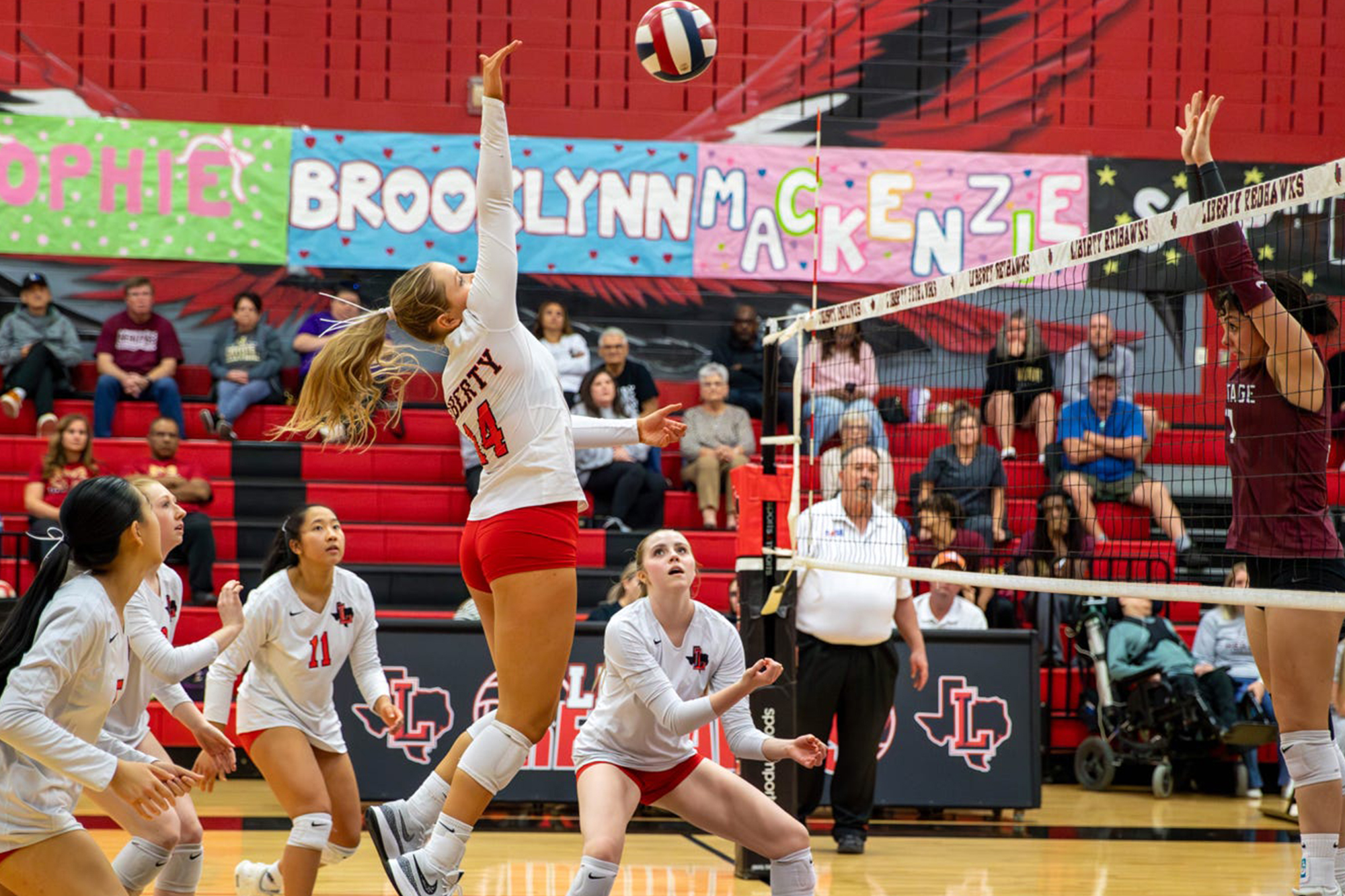 Averaging 5.1 kills per set, junior Jaiden Harris is more than a one dimensional player for head coach Eighmy Dobbins. 

"She is one of the best all-around volleyball players in Texas,” Dobbins said. “It's rare to have a player as dynamic and well-rounded as Jaiden."



