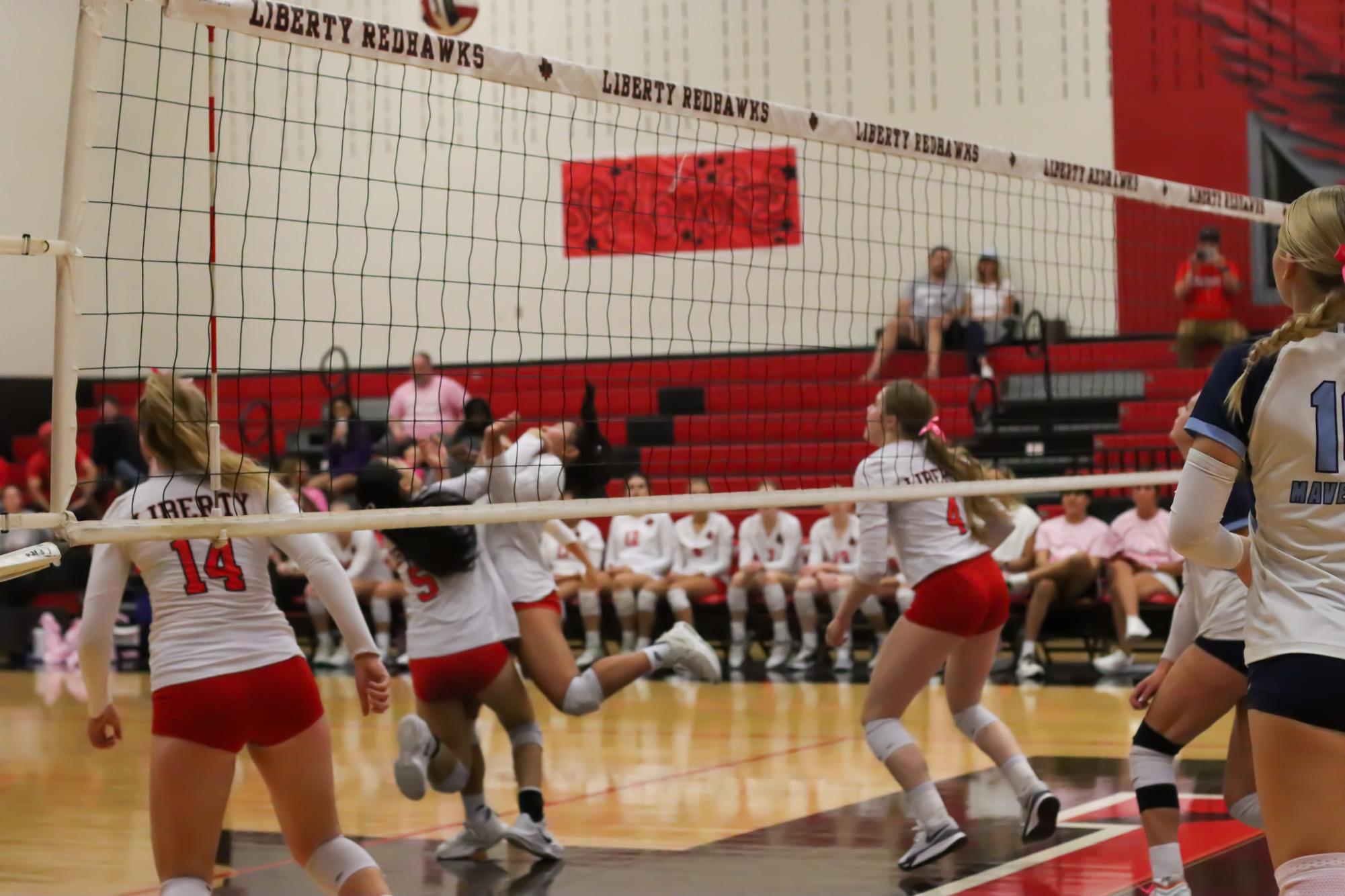 Volleyball goes pink for breast cancer awareness