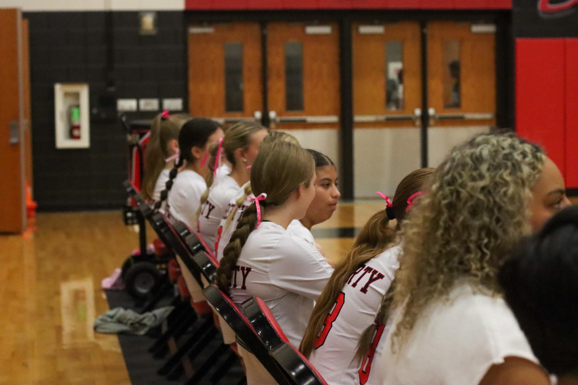 Volleyball goes pink for breast cancer awareness