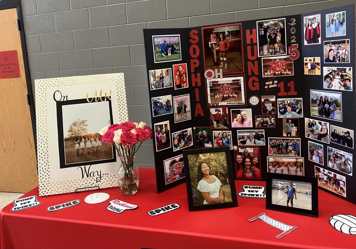 Volleyball's senior night is a home game against Heritage Friday, with the Redhawkss sitting at first place in the district standings.