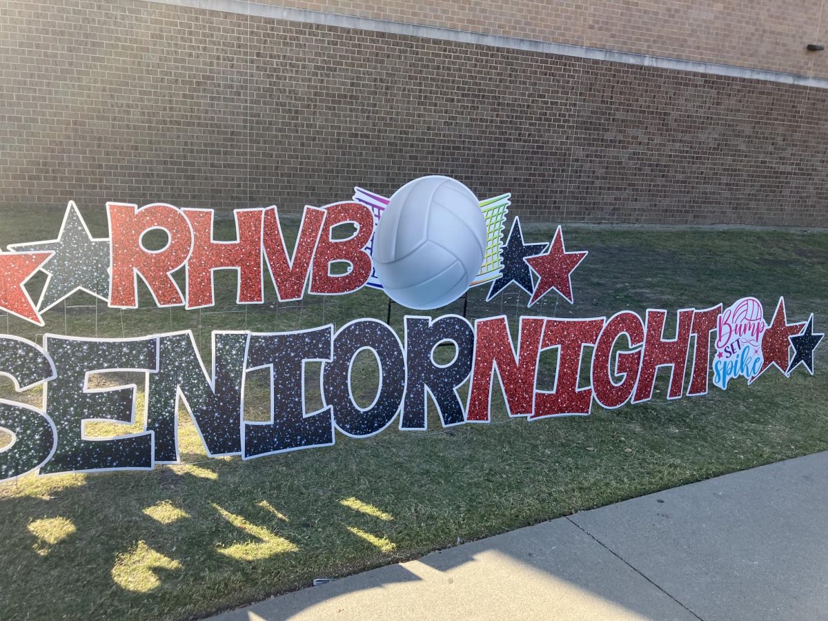 Volleyball's senior night is a home game against Heritage Friday, with the Redhawkss sitting at first place in the district standings.