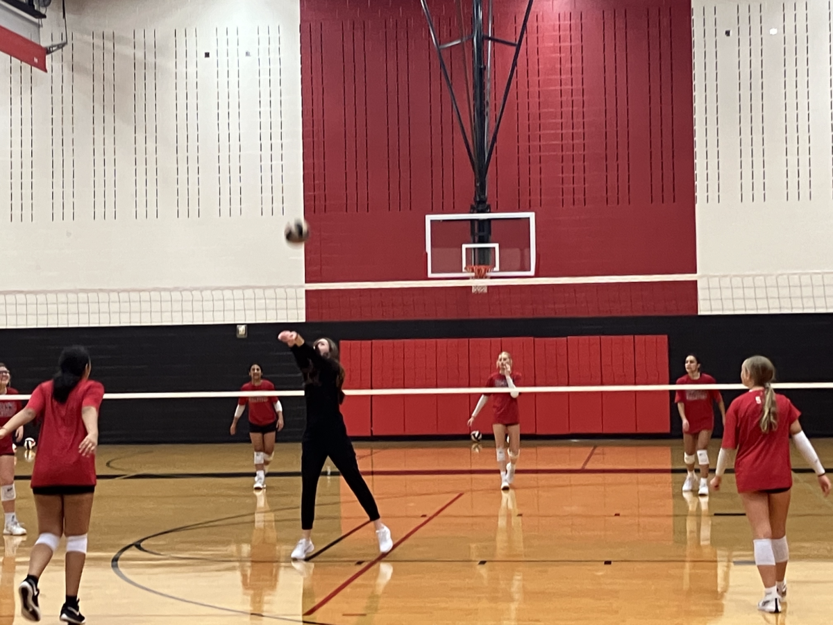 In their final match before the start of playoffs, the first-place Redhawks volleyball team (13-1) traveled to the home of the fifth-place Emerson Mavericks (5-9) and walked out with a 3-0 win Tuesday, repeating their sweep from earlier in the season. 