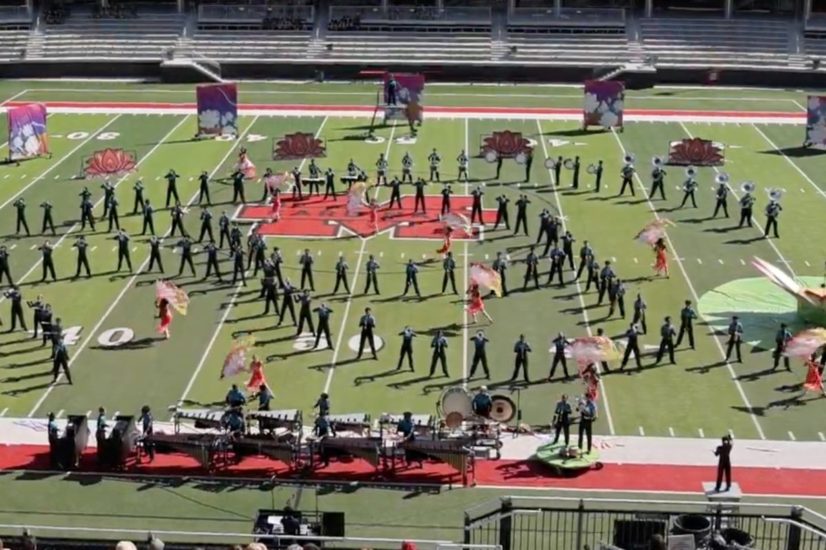 Marching band placed seventh place in UIL Area B competition with their performance of their show, Padma.