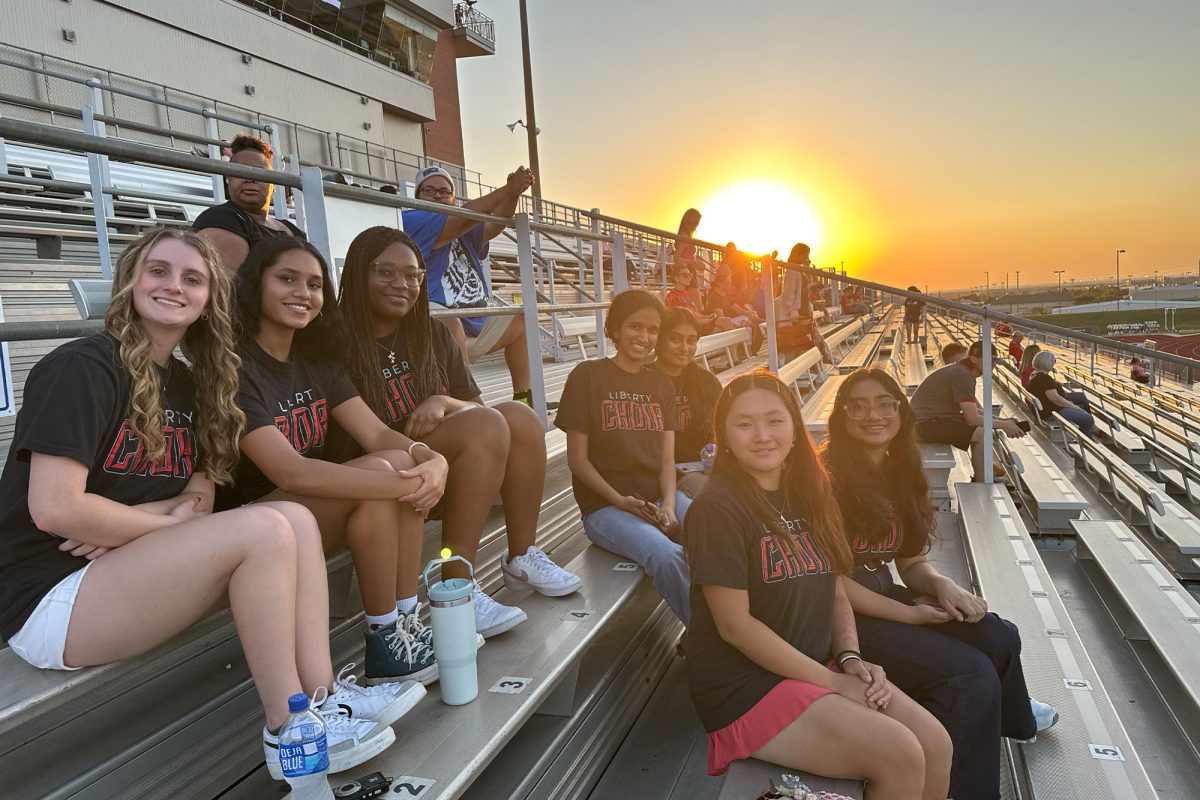 The choir has sung the national anthem at sporting events in the past, but the program has decided to make it a more regular occurrence this school year. 
