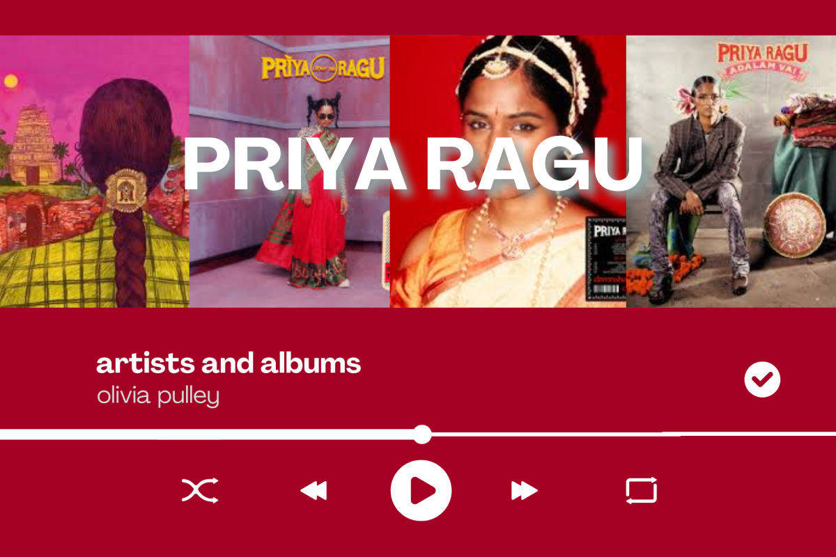 Swiss-Tamil artist Priya Ragu fuses Tamil and western sounds with her brother Japhna Gold, creating “Ragu Wavy” and celebrating her culture in the vibrant albums damnshestamil and Santhosam. None of the images used in this graphic belong to Liberty Wingspan. All rights remain with Priya Ragu and her team.