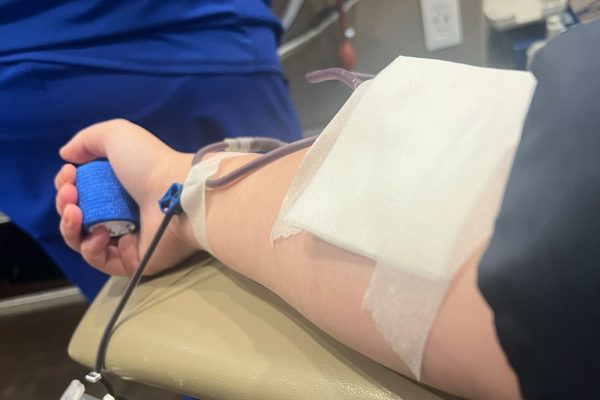 Carter Bloodcare held their bi-annual blood drive on Thursday. Eligible students were excused from class for upwards of a class period to save a life. 