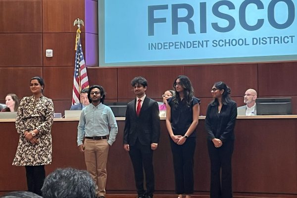 The monthly board meeting is set to kick off with special recognitions including the Wakeland Boys’ Cross Country team, the Centennial High School Tennis Team, and National Merit semifinalists from across the district.
