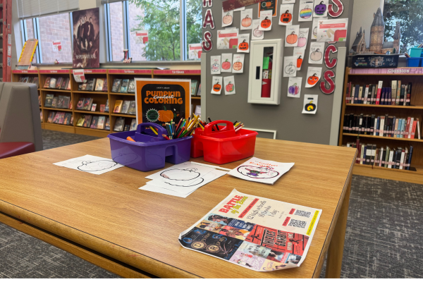 Now students can get crafty on campus with Librarian Chelsea Hamilton’s new Craft Club. November they will focus on keychain making and additional painting