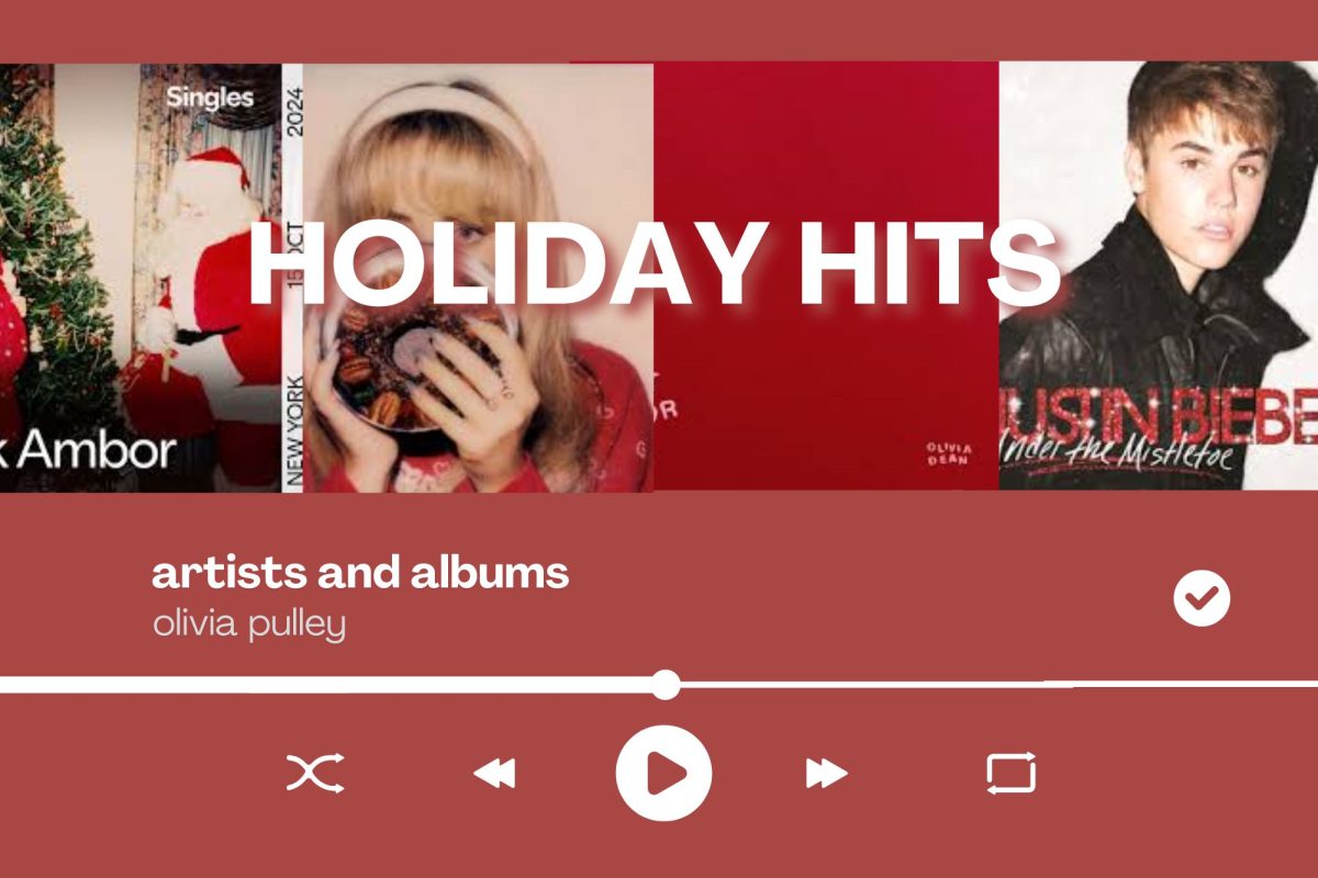 From Sabrina Carpenter to Tyler, The Creator, this holiday playlist mixes timeless classics with modern hits to spread festive cheer or cozy winter vibes. All images used in this graphic are the property of their respective creators, including Mark Ambor, Sabrina Carpenter, Olivia Dean, Justin Bieber, and their teams.