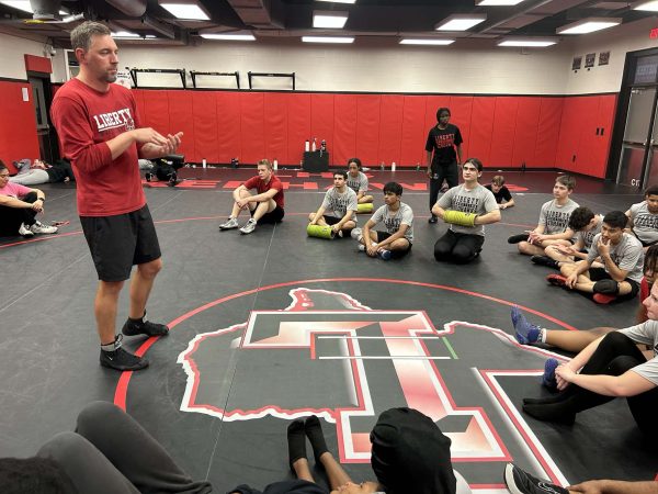 Facing competition from the Dallas-Ft. Worth area, as well as some neighboring states, the boys' wrestling team is competing in the Santa Slam on Saturday in Coppell. 