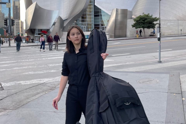 Staff reporter Christina Huang sits down with junior Madeline Sanders, as Sanders shares her journey as a double bassist.