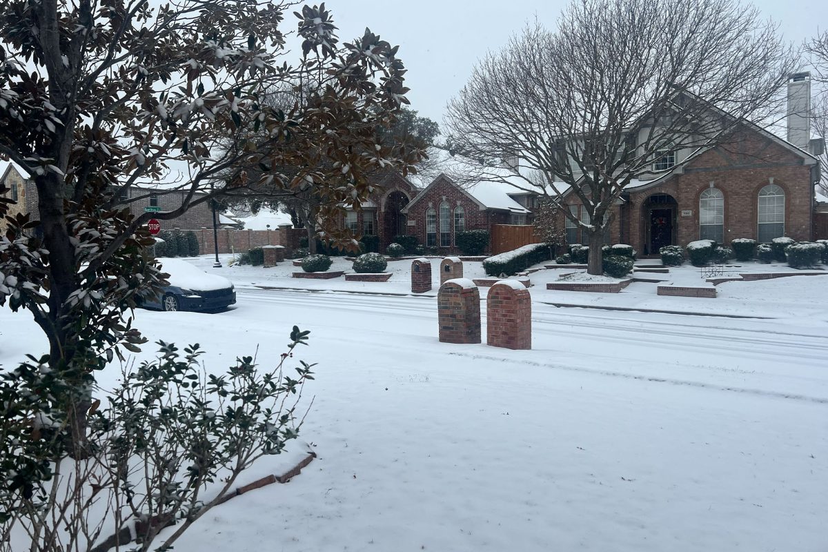 On Thursday morning, a snowy visitor pillowed the streets of neighborhoods and roads. Due to these conditions FISD deemed it not safe for instructional buildings to open and canceled school for the following day Friday Jan. 10. 