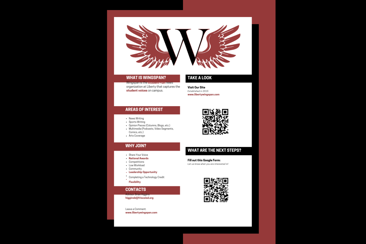 With prestigious national awards, leadership opportunities, and unique platforms for each students’ voice, Wingspan, the student-run newspaper on campus, is looking for new members to add to its staff.
