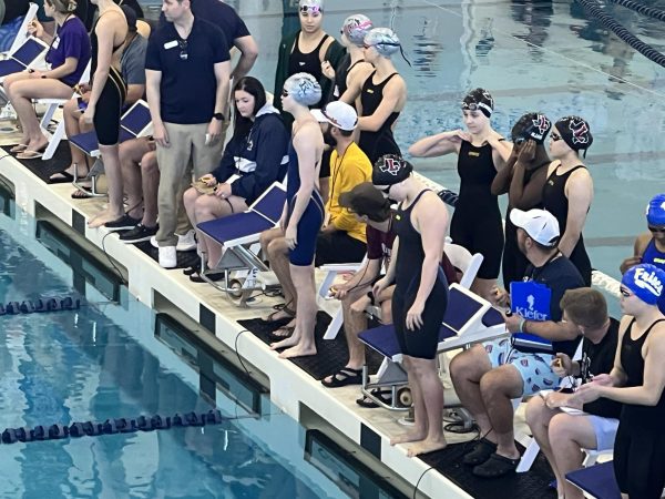 Twelve Redhawk swimmers are competing in the state meet, held at the University of Texas at Austin Thursday and Friday.