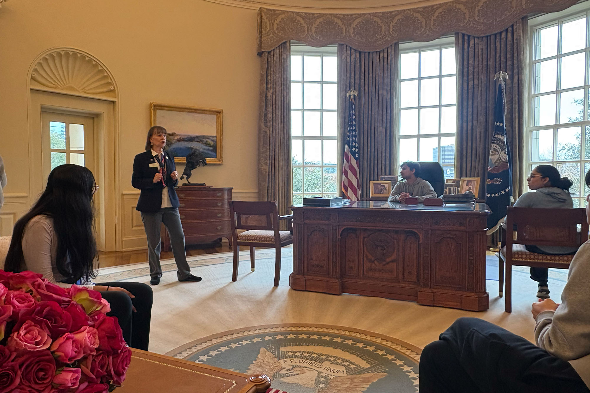 AP Government students take a trip to the Presidential Library