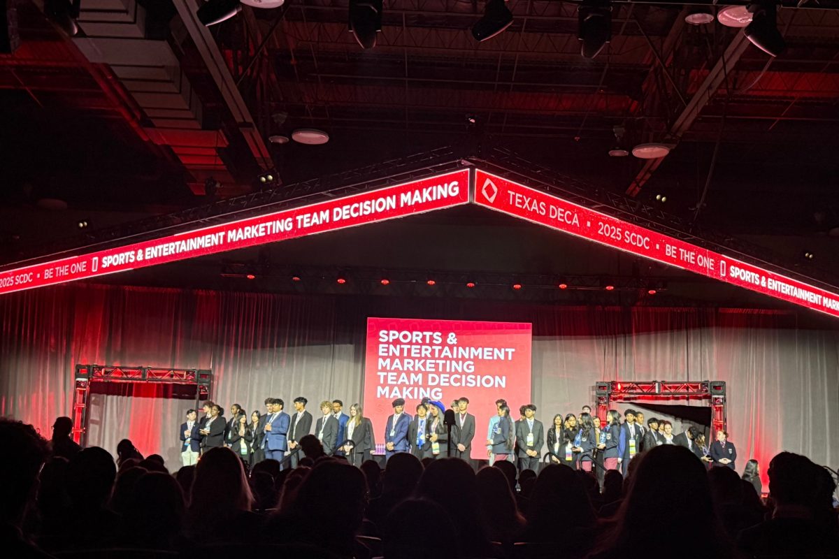 Texas DECA is the largest DECA association in the world, with 23,000 members across 300 chapters. Those who advanced to the state level gathered at the Hilton Anatole in Dallas. 