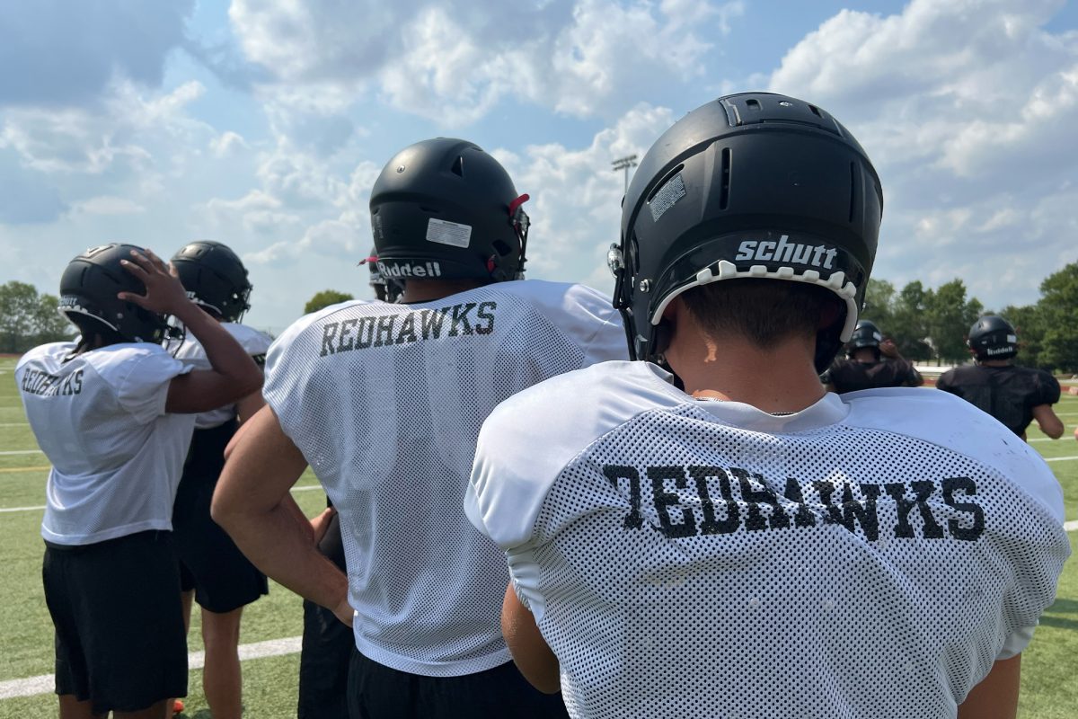 Spring football practice is underway with kicks players and coaches focused on improvement and preparation for its season opener on Aug. 28 against Nevada Community High School. 