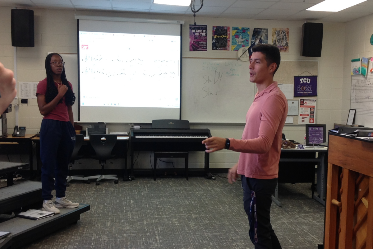 Janson Guillen brings a fresh note to the Redhawks' teacher roster as the new choir director.