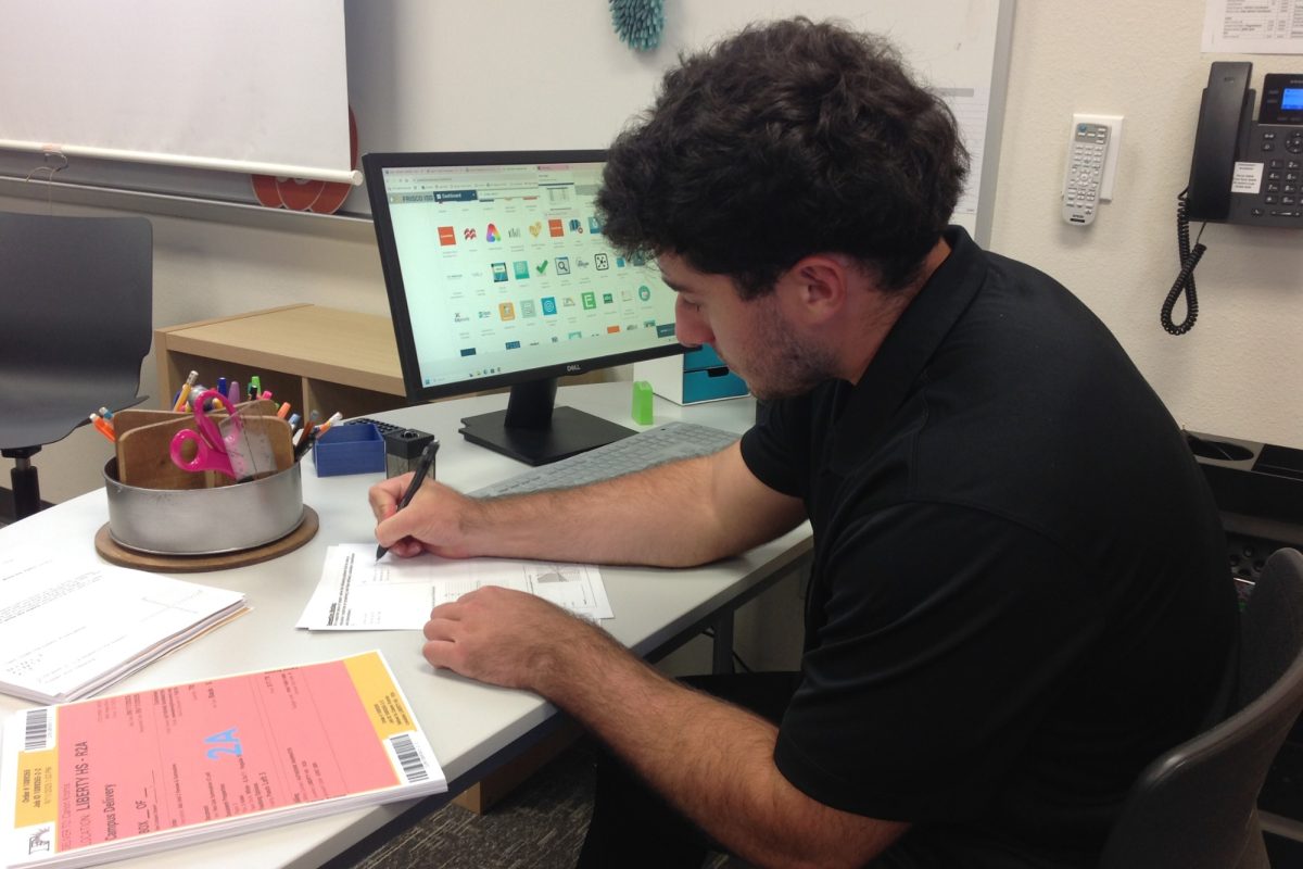 This year marks Canon Kromis', math teacher and assistant football coach, first year teaching at The Nest. 