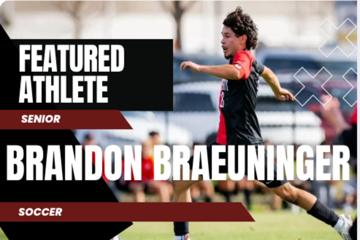 Wingspan's Featured Athlete for 2/19 is varsity soccer player, senior Brandon Braeuninger