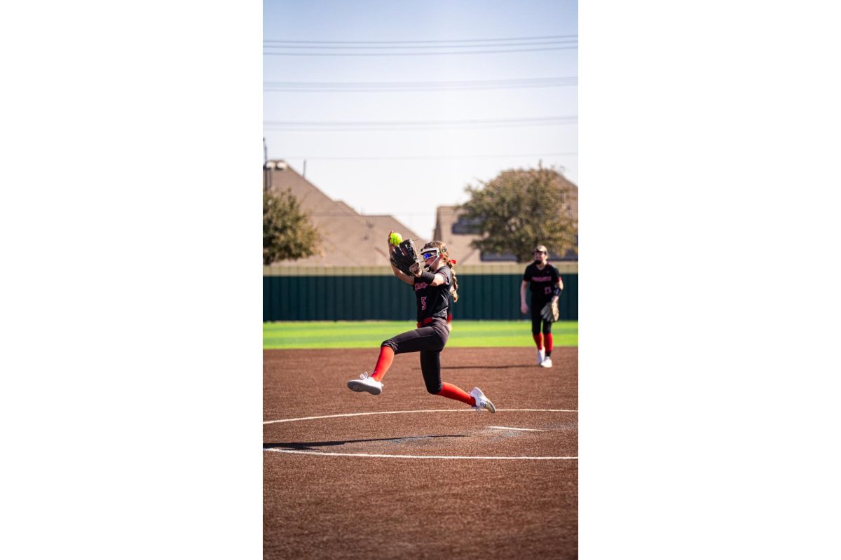 Freshman pitcher Beckley Baumgart (5) 
