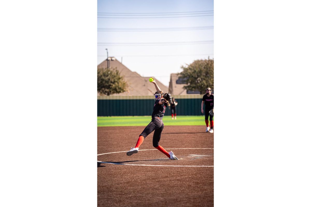Freshman pitcher Beckley Baumgart (5) 