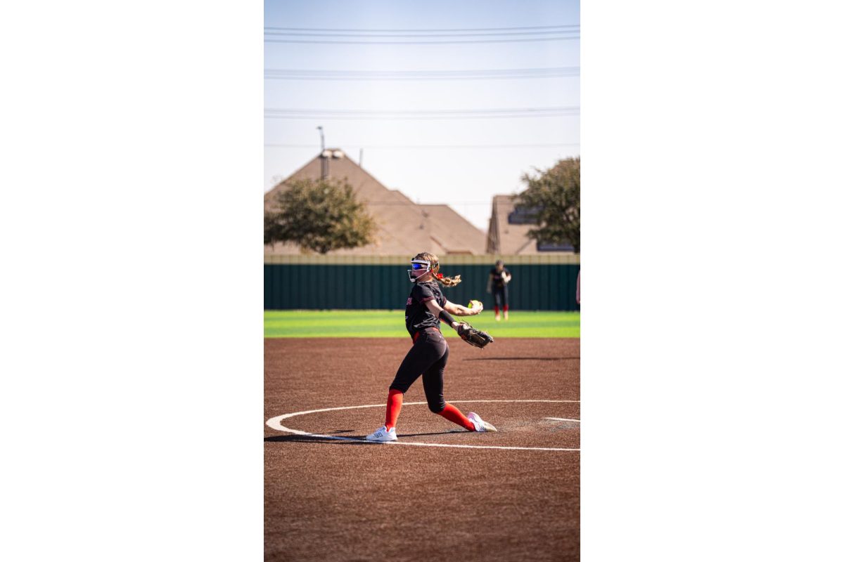 Freshman pitcher Beckley Baumgart (5) 