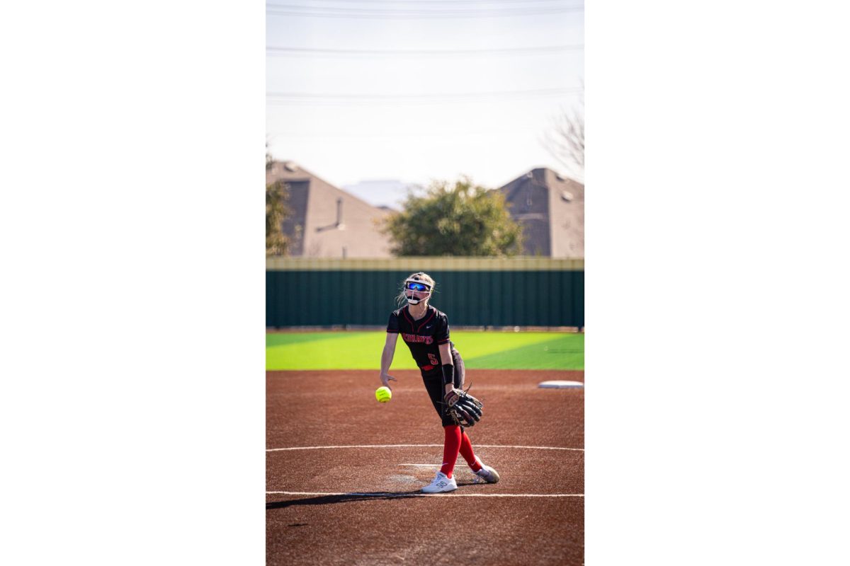 Freshman pitcher Beckley Baumgart (5) 