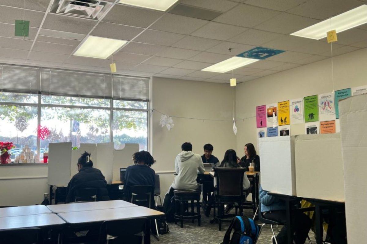 AP Psychology students are creating in-depth posters on mental disorders, using the “three D’s” framework to explore causes, symptoms, and treatments while connecting their research to real-life perspectives.