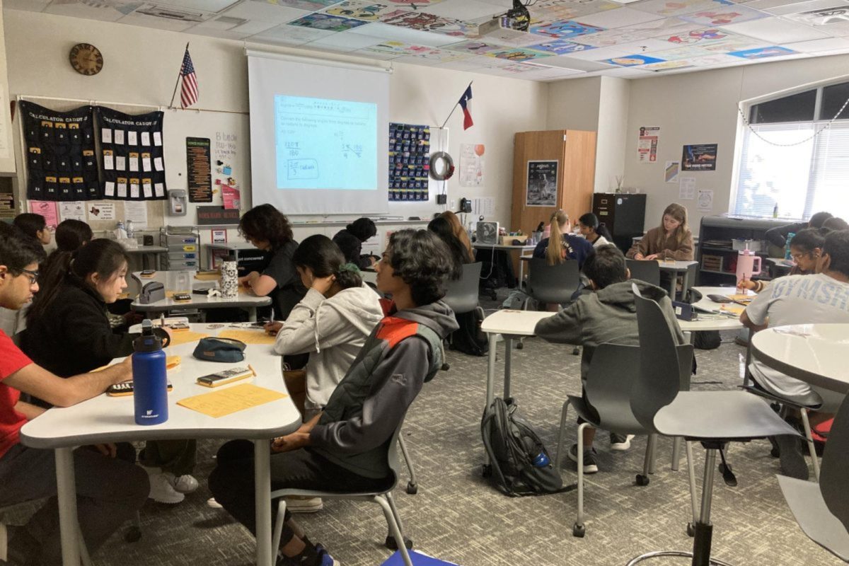 Geometry students recently learned about how their course can apply to their everyday life.
